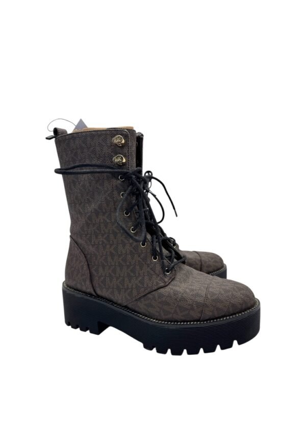 MICHAEL KORS - COMBAT BOOTS BROWN - Image 7